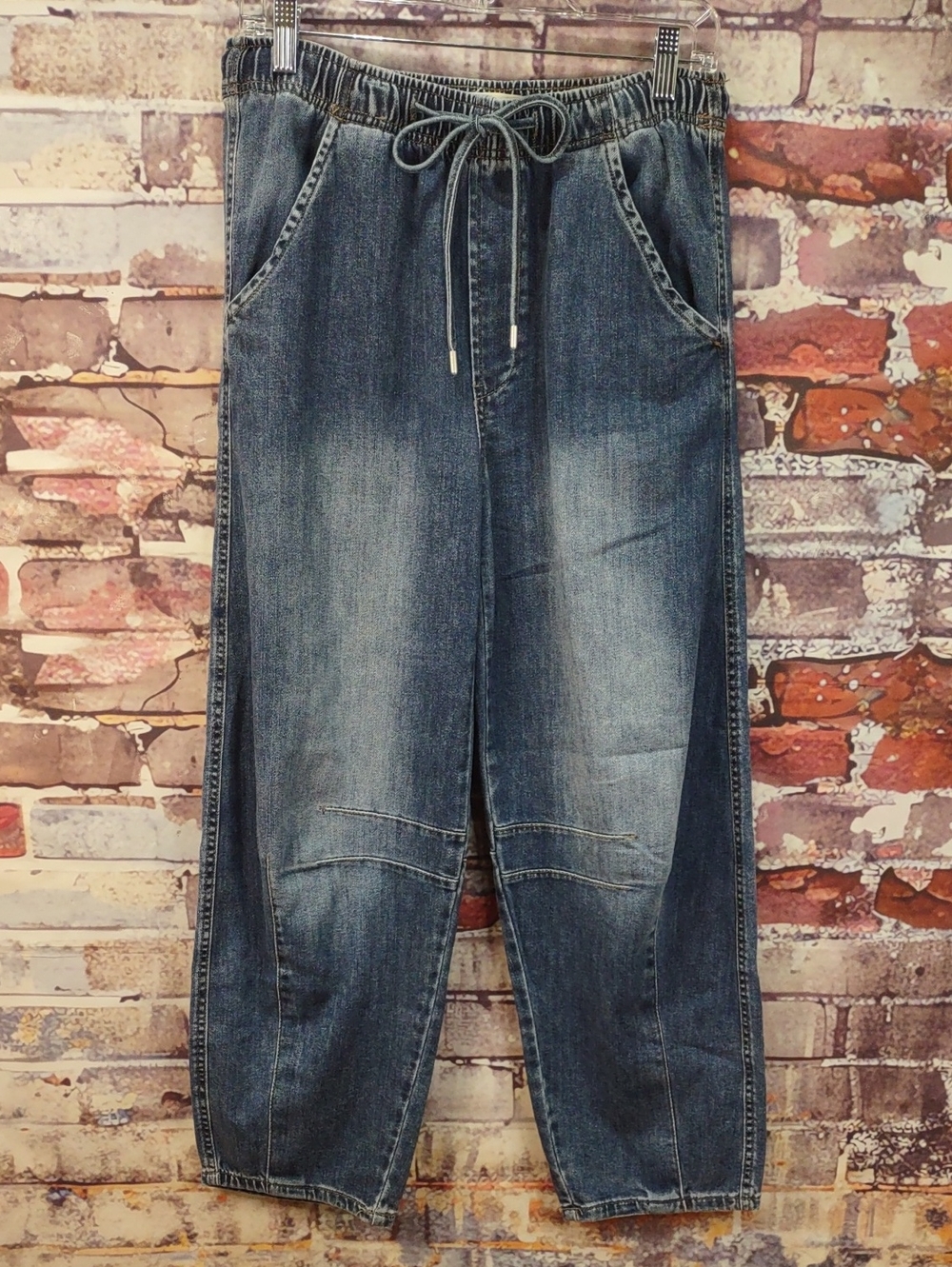Oat New York Barrel Drawstring Jeans